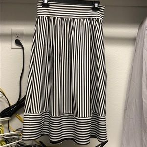 A-line midi skirt